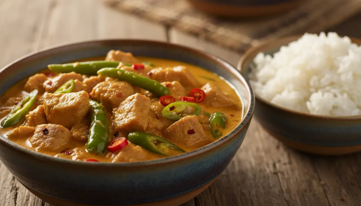 Spicy Pork Bicol Express with Coconut Milk