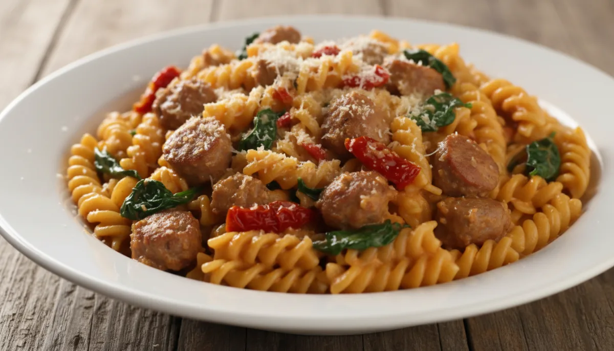 Creamy Tuscan Sausage Pasta