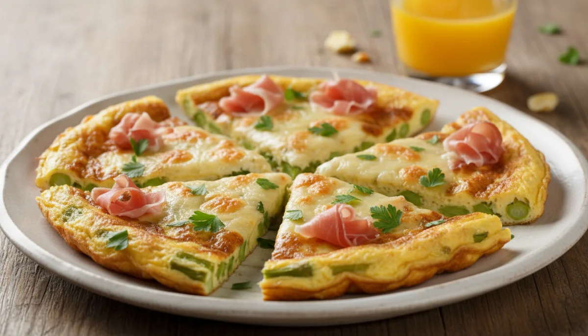 Croatian Fritaja with Asparagus and Prosciutto: A Springtime Omelet