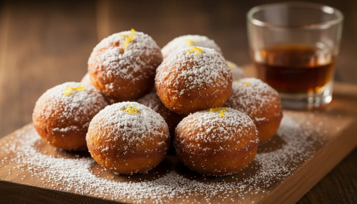 Croatian Fritule with Citrus Zest and Rum