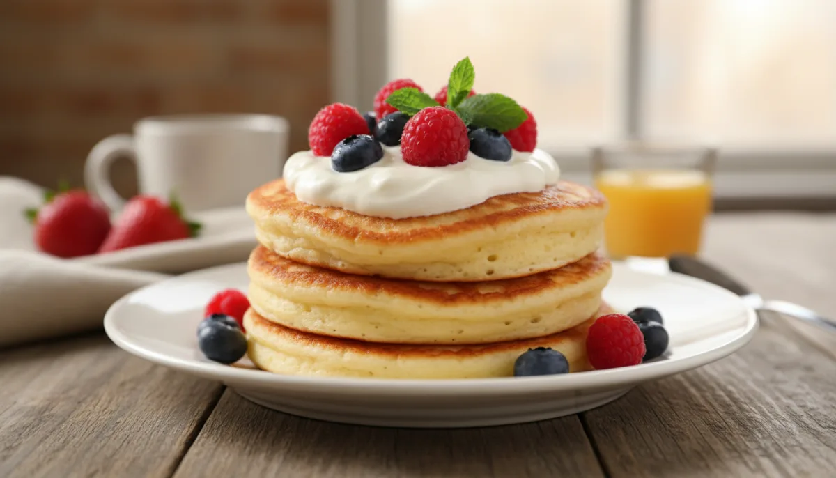 Czech Lívance: Light & Fluffy Yeast Pancakes