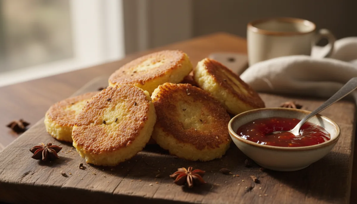 Dominican Yuca Arepitas with Anise and Guava Jam