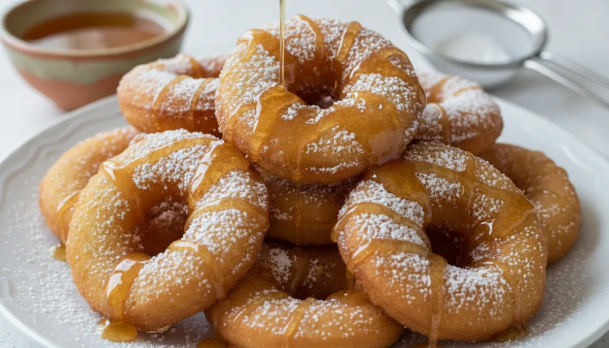 Crispy Dominican Yaniqueques with Sweet Toppings