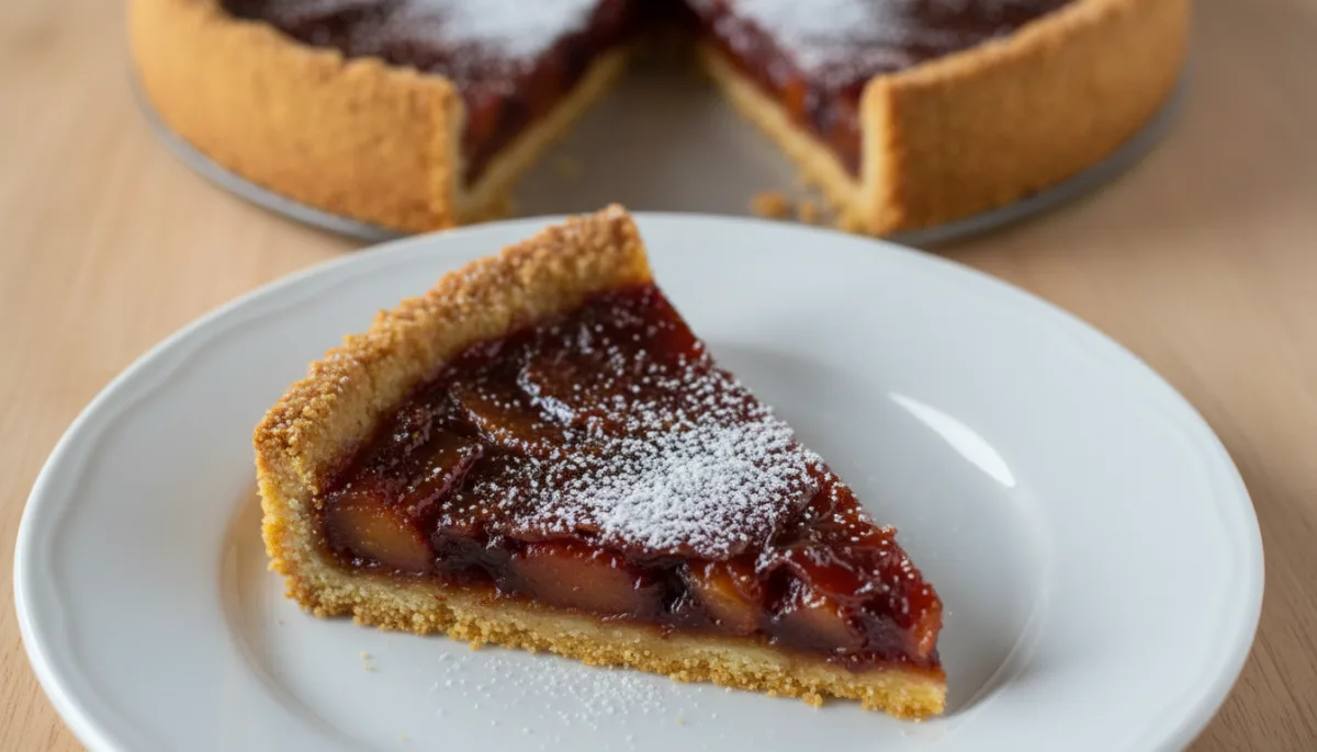 Ecuadorian Fig and Guava Tart with a Cornmeal Crust