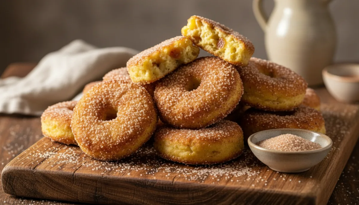 Ecuadorian Plantain and Pineapple Fritters with Cinnamon Sugar