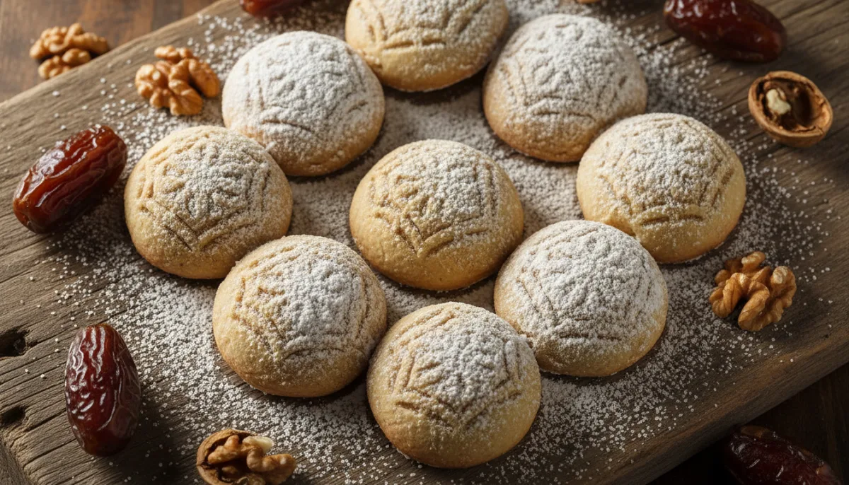 Egyptian Date and Nut Ma'amoul Cookies