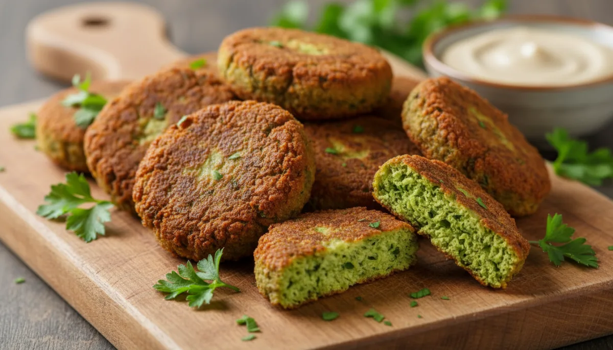 Egyptian Fava Bean and Herb Patties (Ta'ameya)