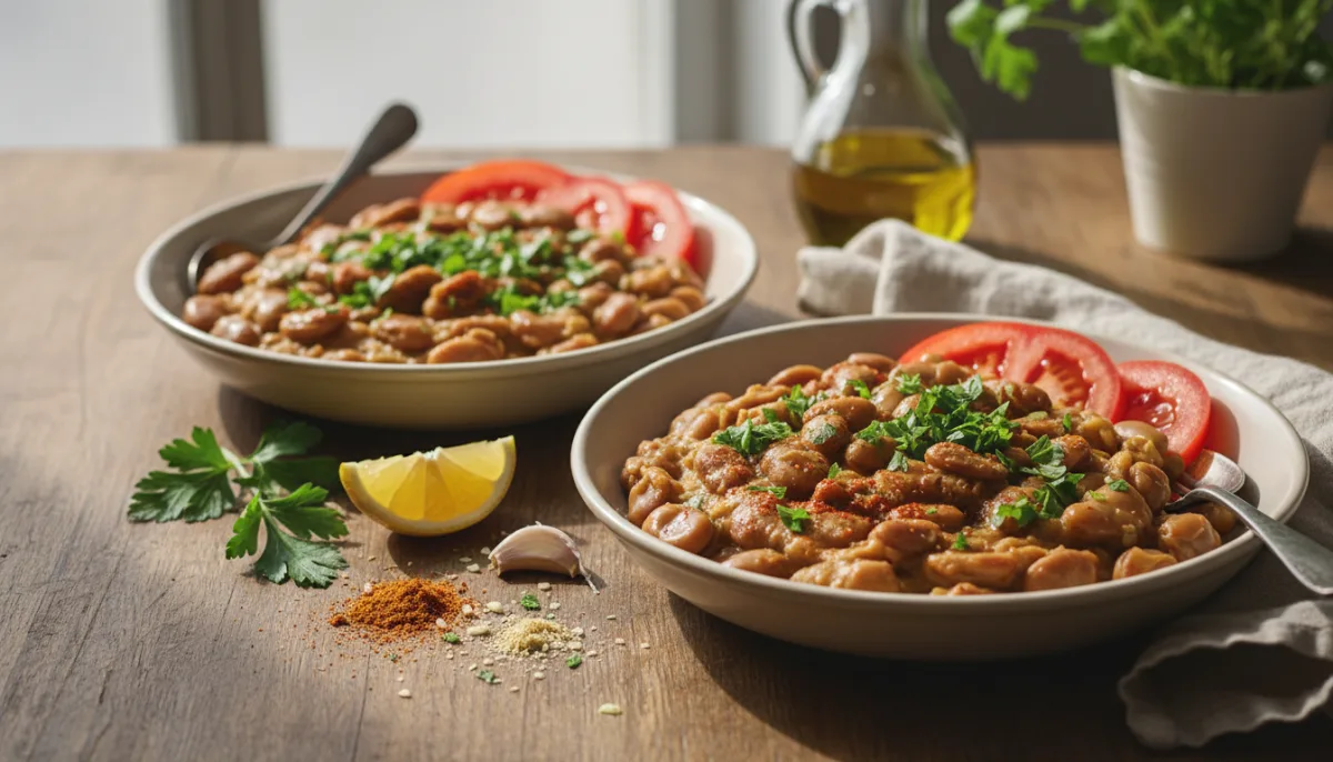 Egyptian Ful Medames Lunch Bowls