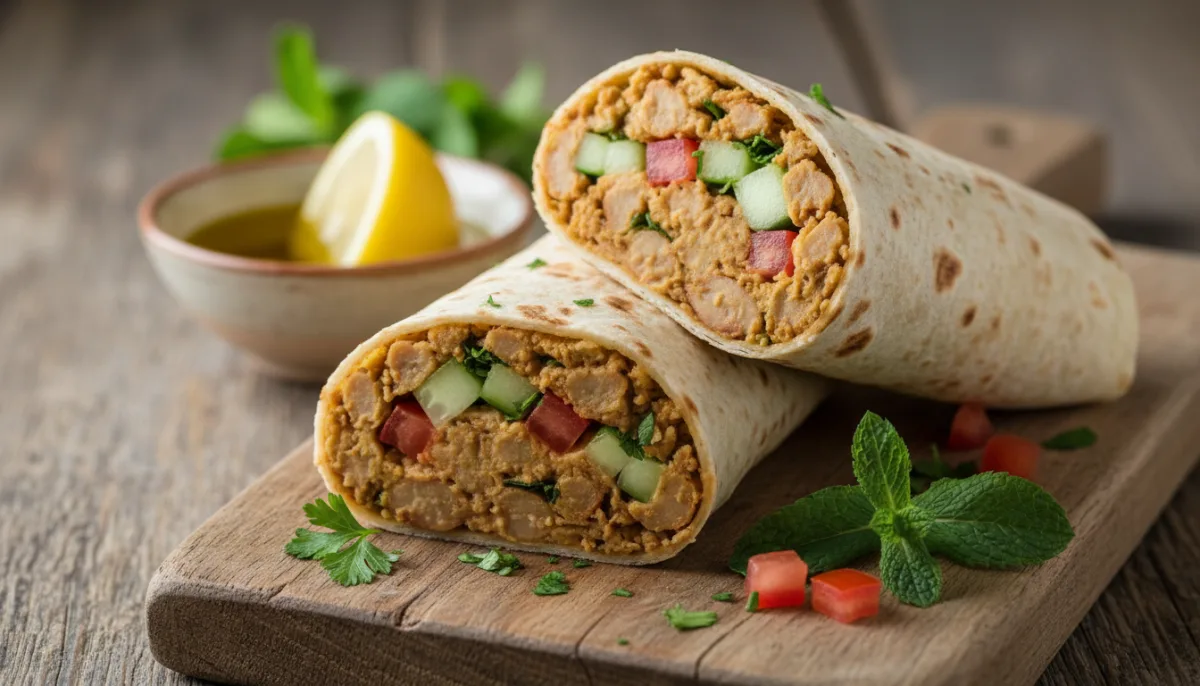 Mbështjellëse Ful Medames Egjiptiane
