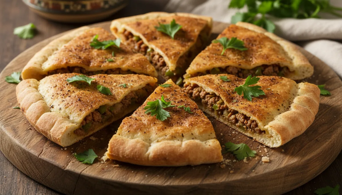 Egyptian Hawawshi (Spiced Meat-Stuffed Pita)