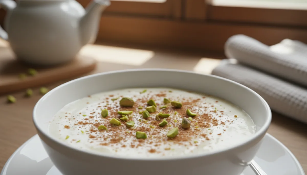 Egyptian Orange Blossom Rice Pudding