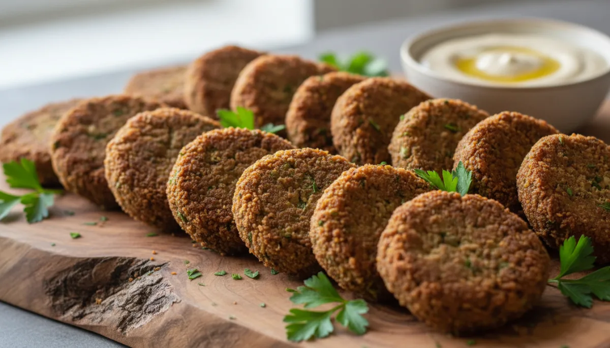 Qofte Egjiptiane me Fasule Fava dhe Erëza