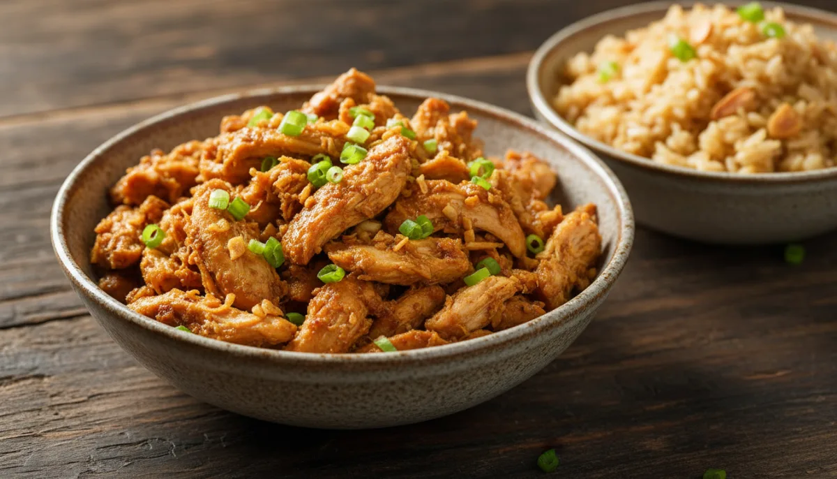 Crispy Filipino Adobo Chicken Flakes