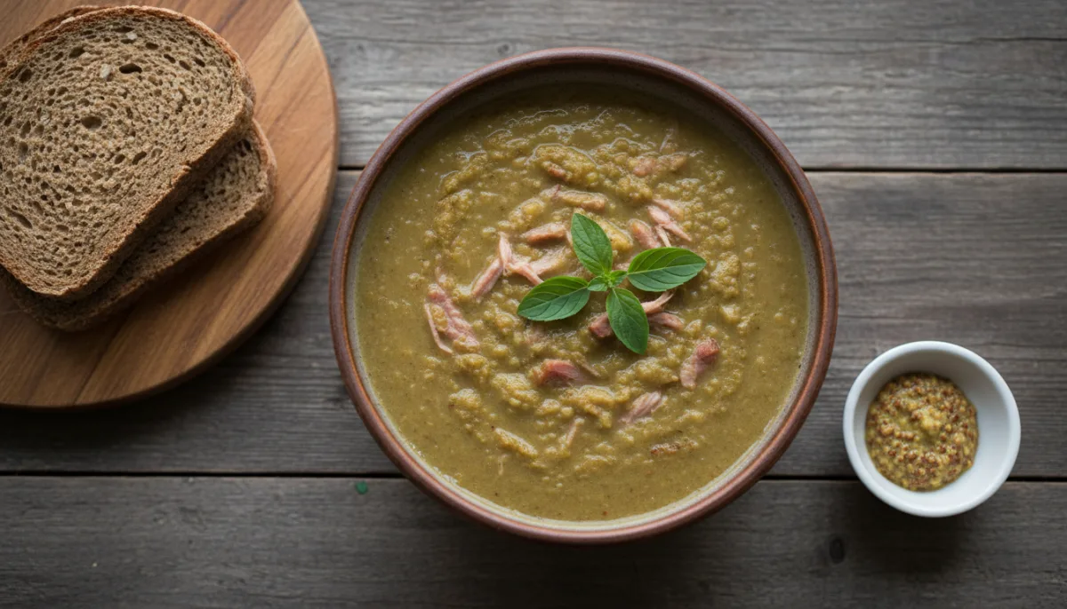 Finnish Pea Soup (Hernekeitto) with Smoked Pork