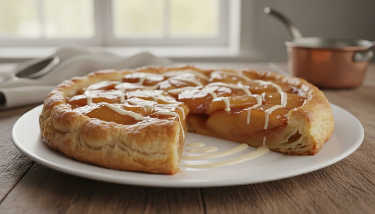 Tarta Tatin de Manzana Francesa con Salsa de Caramelo