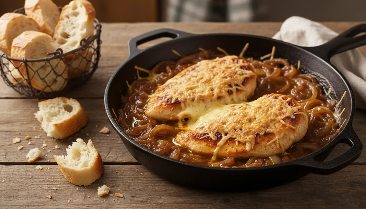 French Onion Chicken Skillet