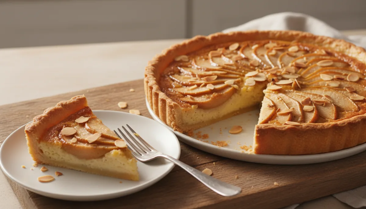 French Pear and Almond Tart