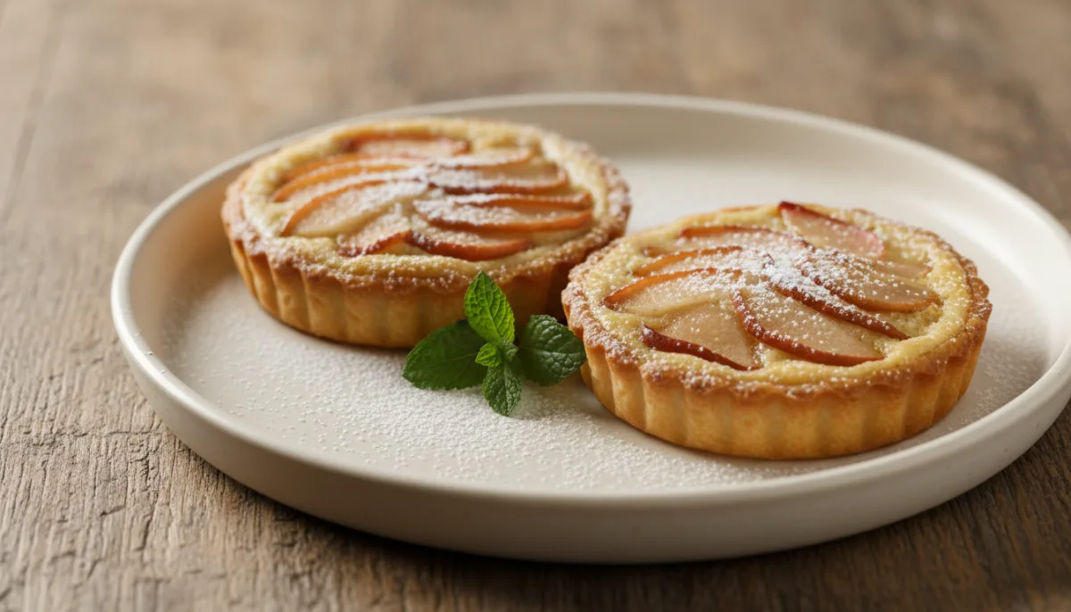 Tartaletas Francesas de Pera y Almendra