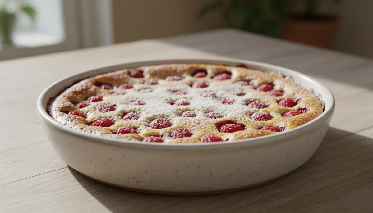 French Raspberry Clafoutis