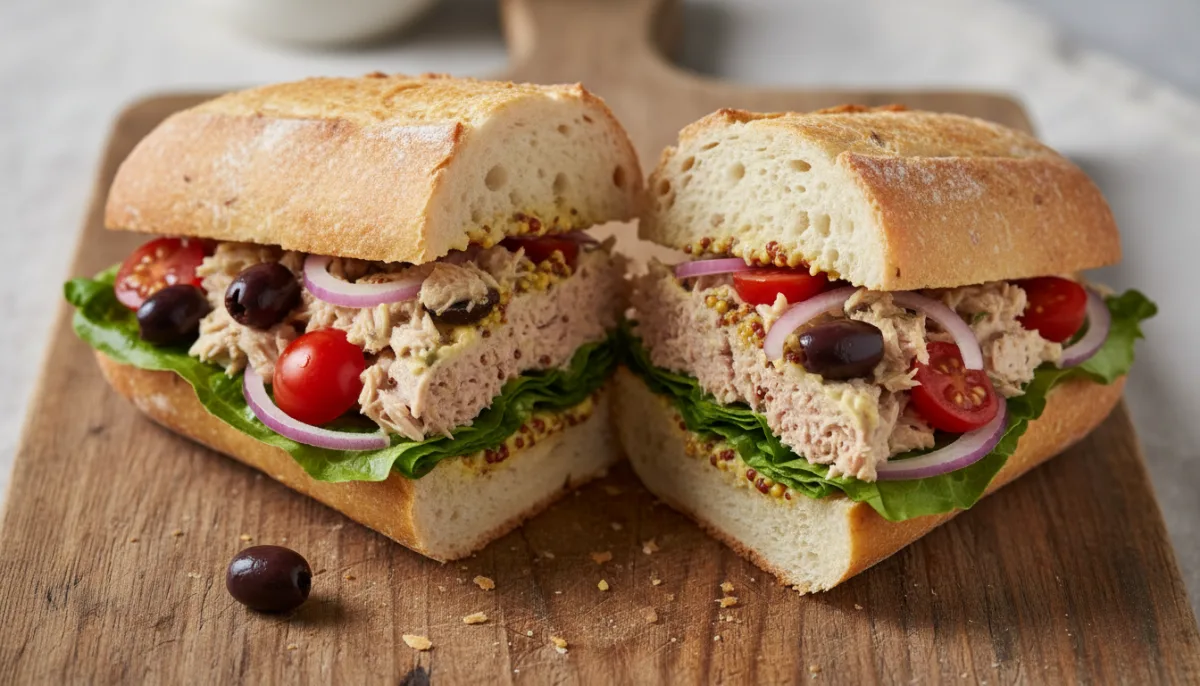 Sanduiç Francez Niçoise me Ton