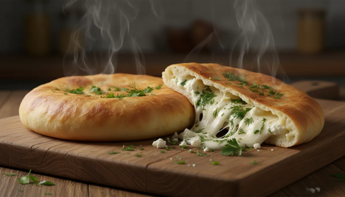 Khachapuri Gjeorgjian: Bukë e Mbushur me Djathë dhe Erëza