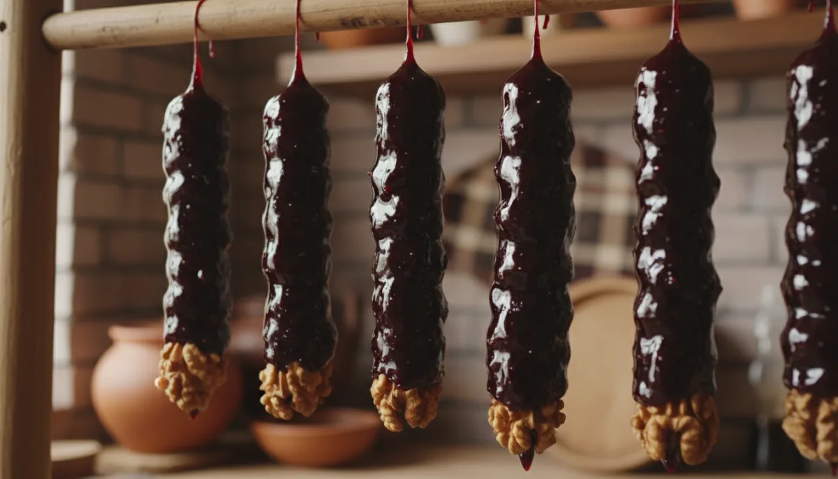 Churchkhela Georgiana Autêntica: Doce de Nozes e Mosto de Uva