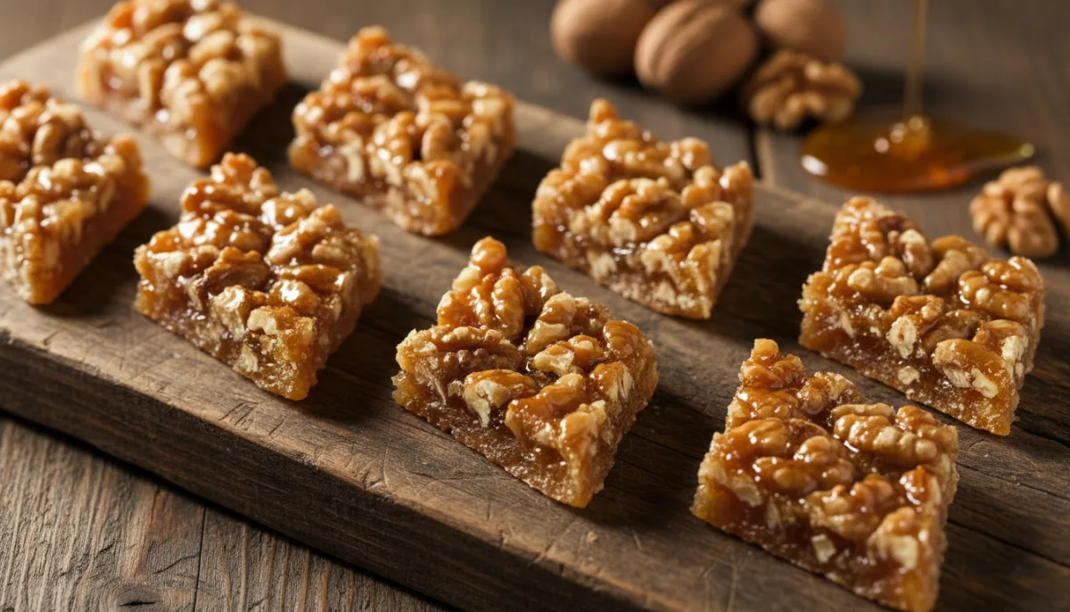 Georgian Gozinaki: Honey and Walnut Brittle