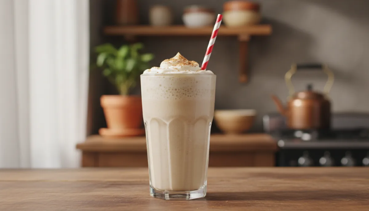 Ghanaian Tiger Nut Milkshake with Nutmeg and Vanilla