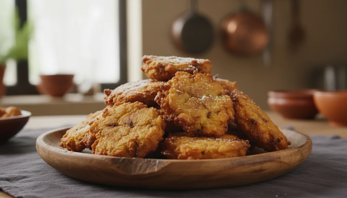 Buñuelos de Plátano Ghaneses con Jengibre y Nuez Moscada