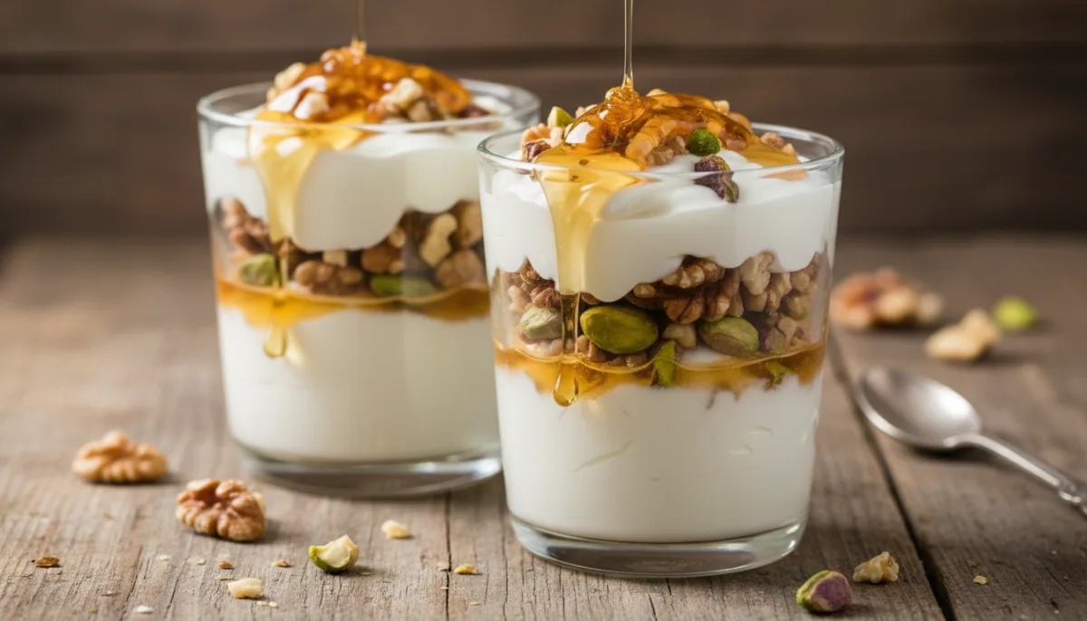 Greek Honey-Nut Yogurt Parfaits