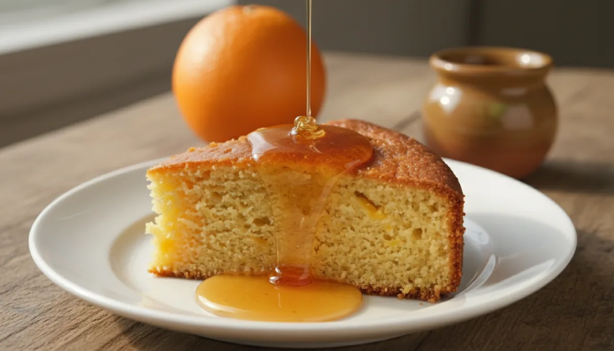 Bizcocho Griego de Naranja, Miel y Yogur