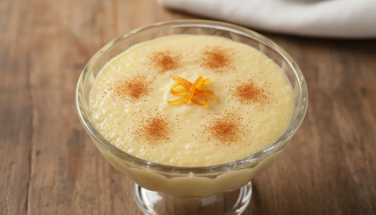 Greek Orange Blossom Semolina Pudding