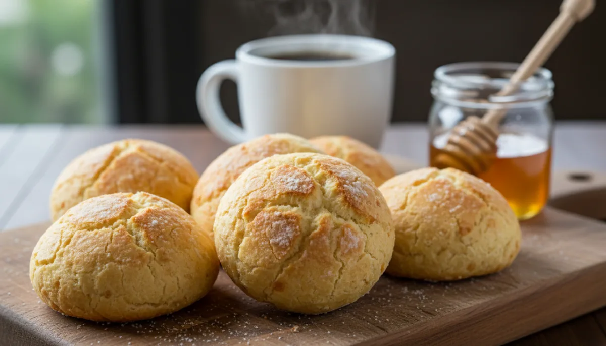 Guatemalan Pan de Yuca with Coffee and Honey