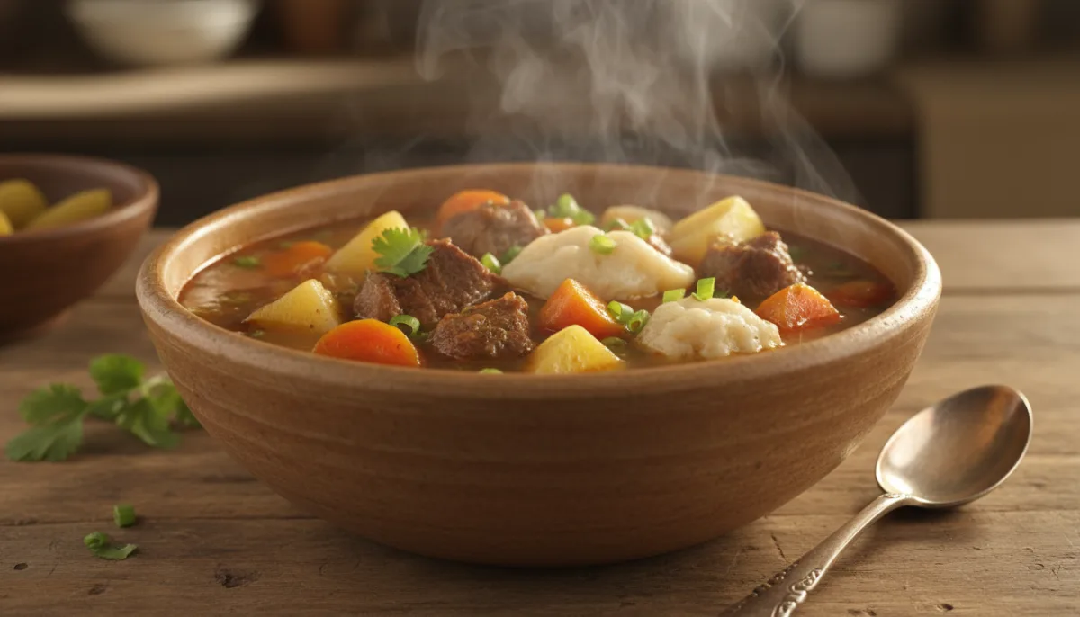 Haitian Bouillon with Dumplings