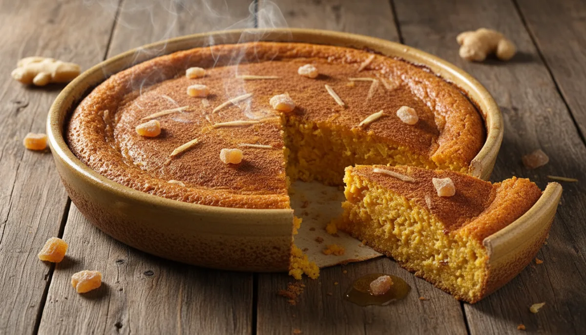 Haitian Pain Patate (Sweet Potato Pudding) with Ginger and Cinnamon
