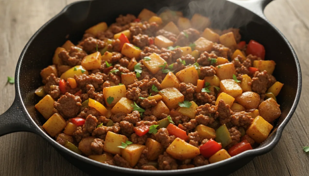 Hearty Beef and Potato Skillet