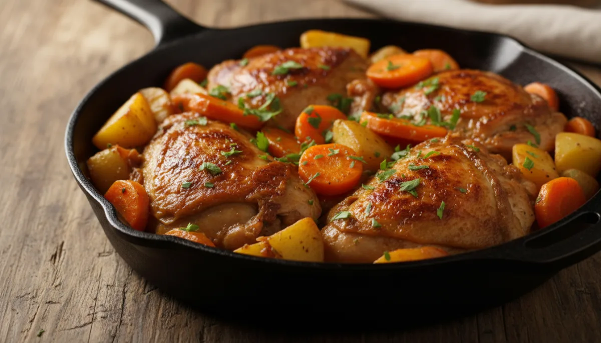 Hearty Chicken and Vegetable Skillet