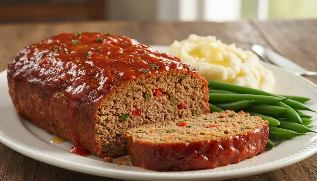 Hearty Meatloaf with Tangy Glaze