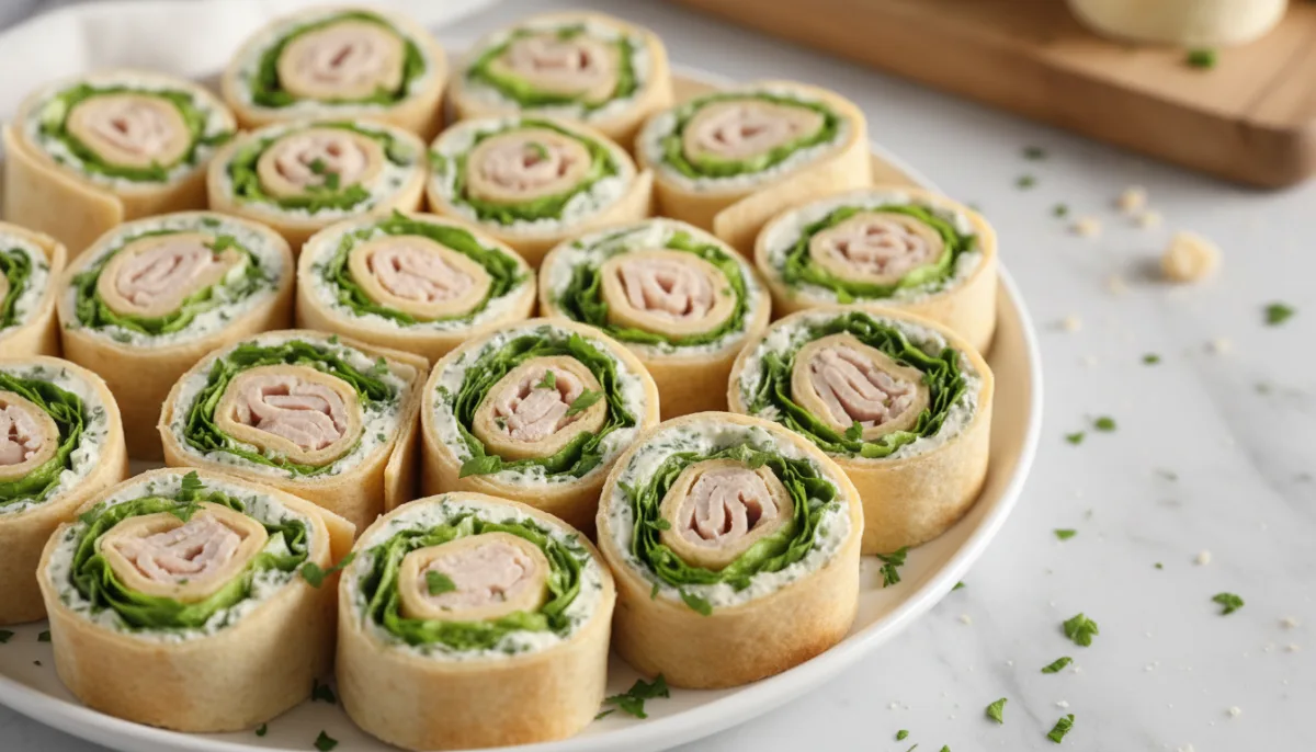 Hearty Turkey and Swiss Pinwheels