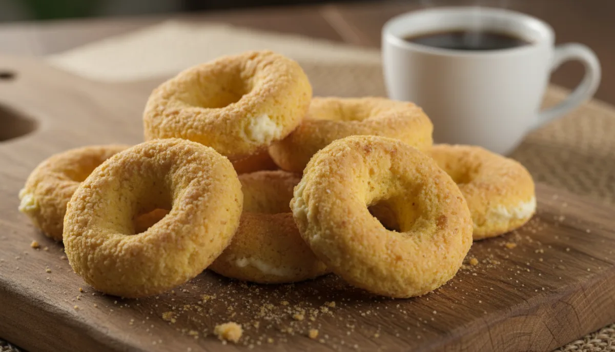 Honduran Rosquillas: Sweet Cornmeal Rings with Cheese