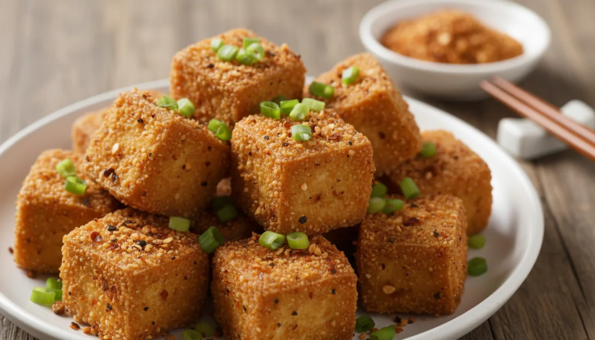 Crispy Hong Kong-Style Spicy Salt Tofu