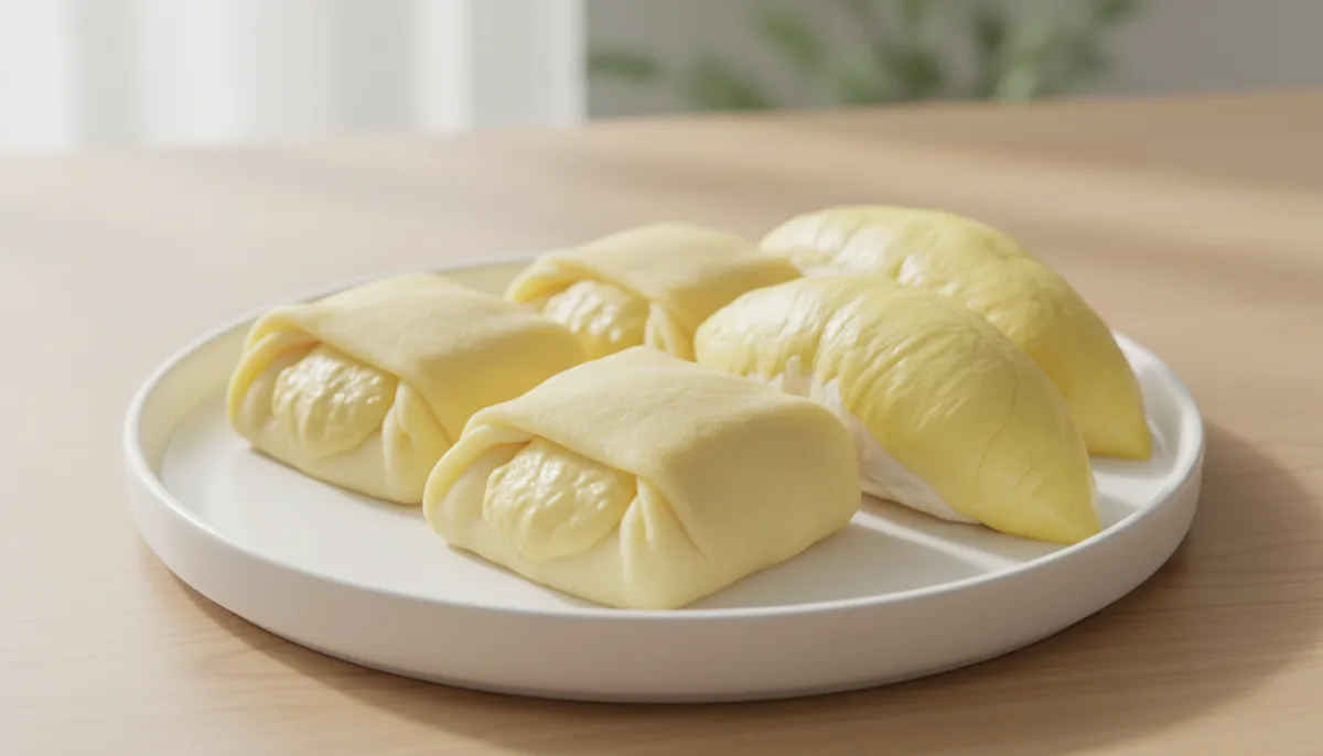 Crepas de Durian Estilo Hong Kong