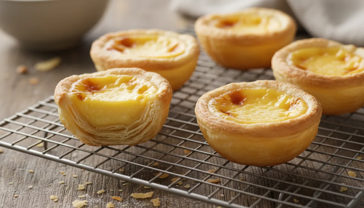 Tartaletas de Huevo Hojaldradas Estilo Hong Kong