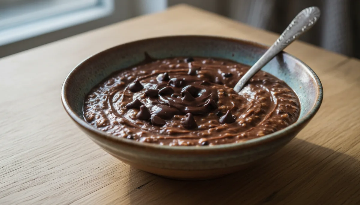 Icelandic Lakkrís Súkkulaði Hafragrautur (Licorice Chocolate Oatmeal)