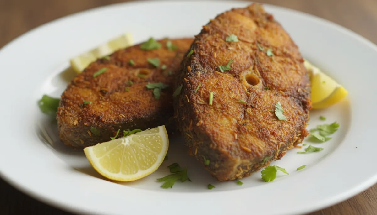 Peshk i Fërguar Indian me Erëza, Limon dhe Koriandër