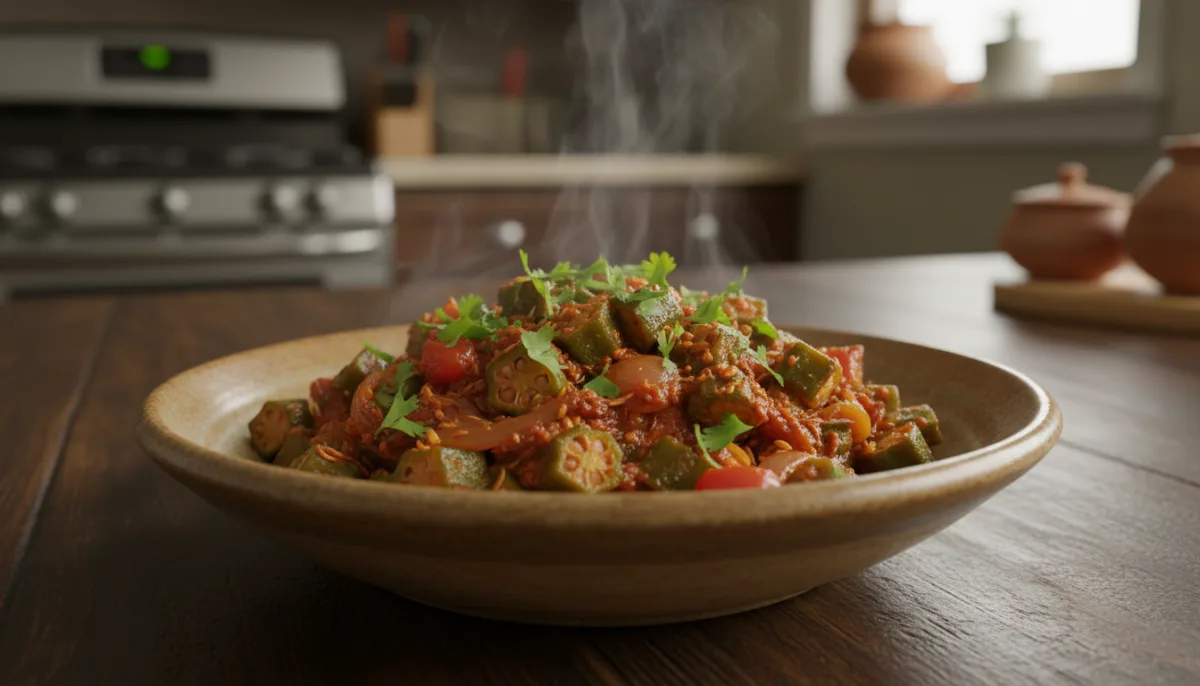 Flavorful Indian Okra Stir-fry (Bhindi Masala)