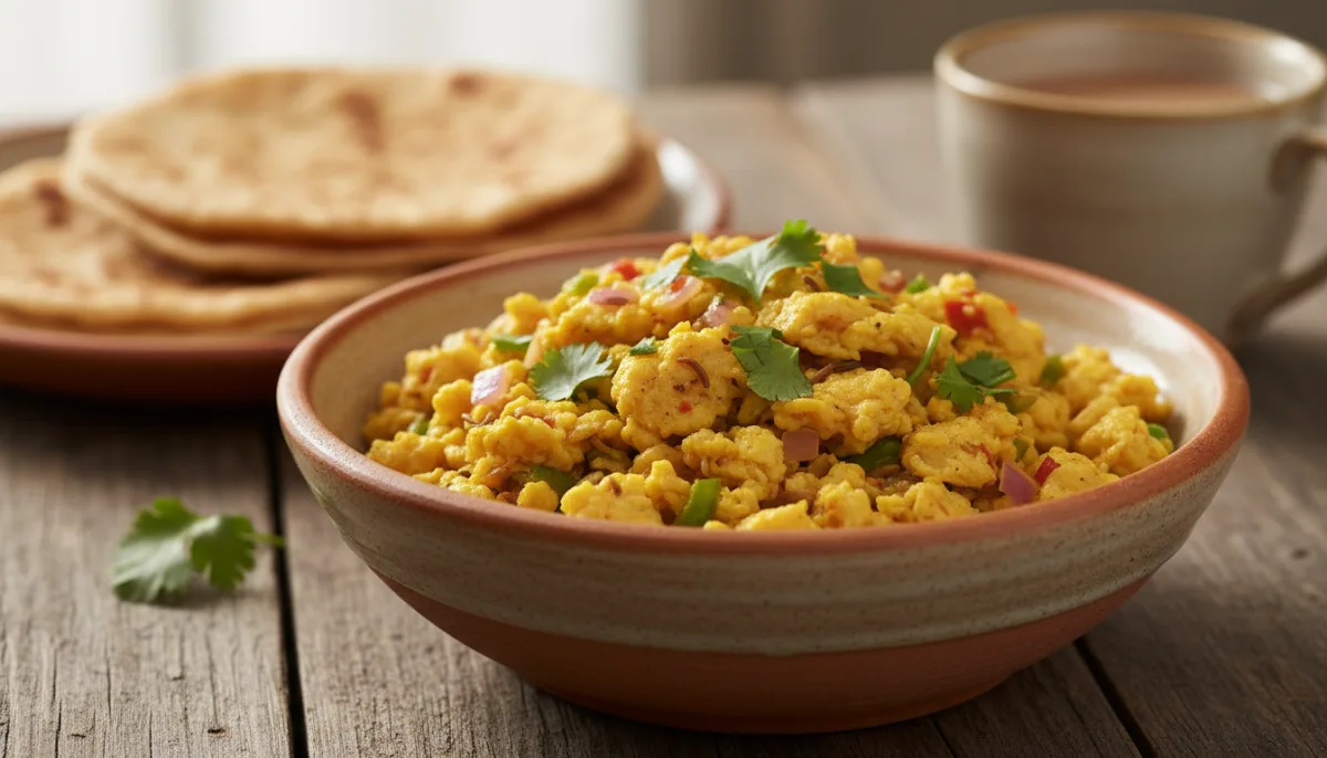 Indian Spiced Scrambled Eggs (Anda Bhurji)