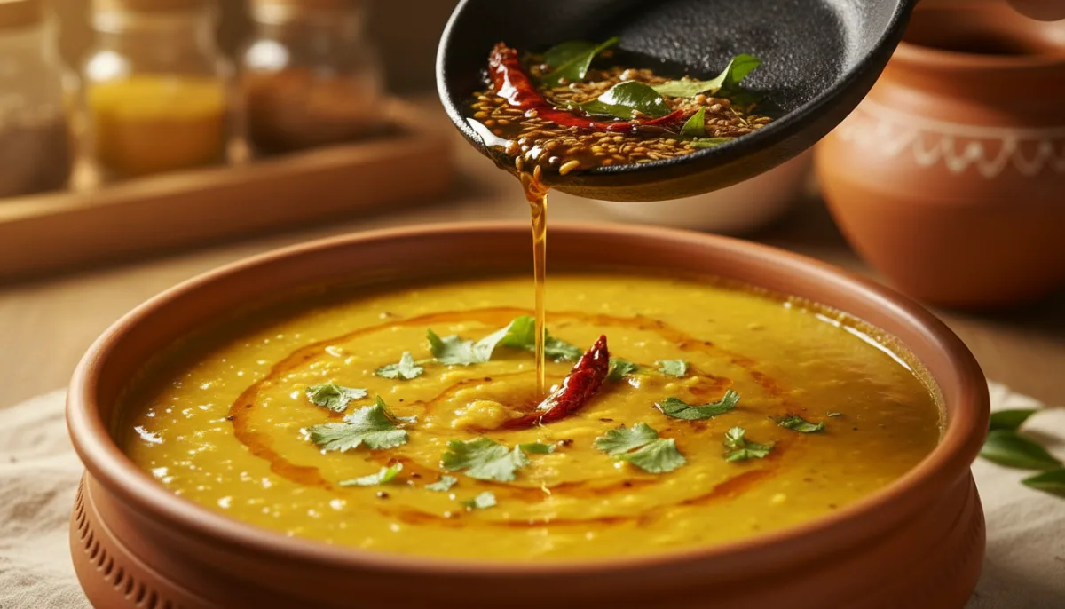 Supë Indiane me Thjerrëza të Verdha dhe Erëza (Dal Tadka)