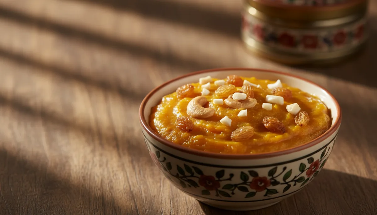 Halwa Indio de Batata y Leche de Coco