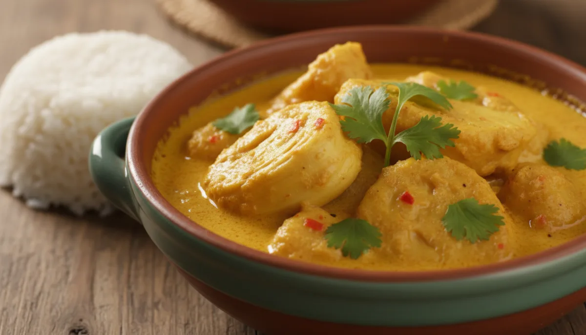 Curry Indonesiano di Jackfruit con Latte di Cocco (Gulai Nangka)